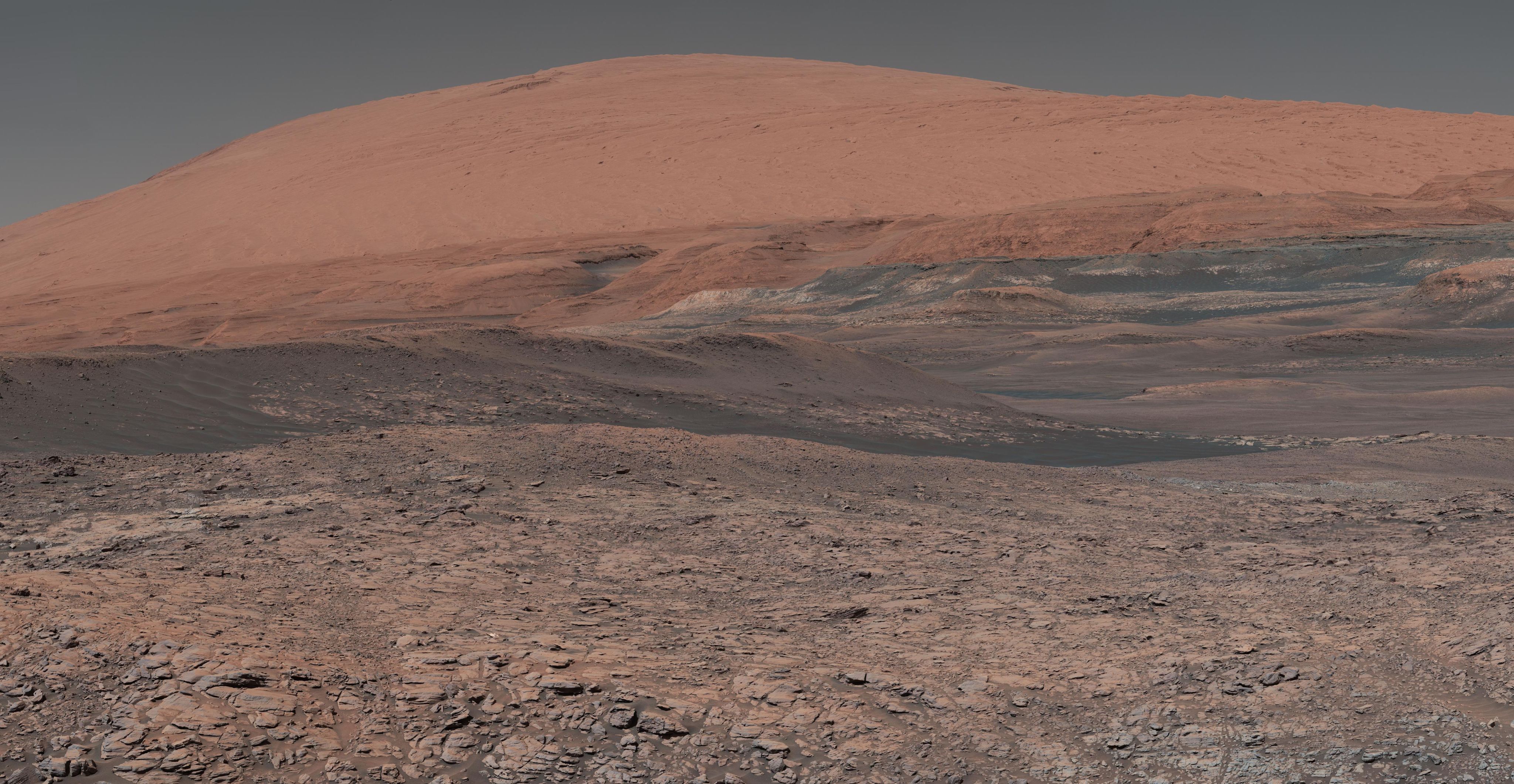 Image of Mount Sharp, Mars.