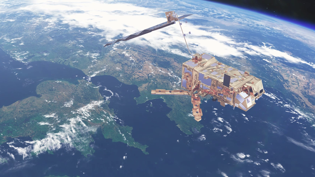 Artists impression of MetOp-A.
