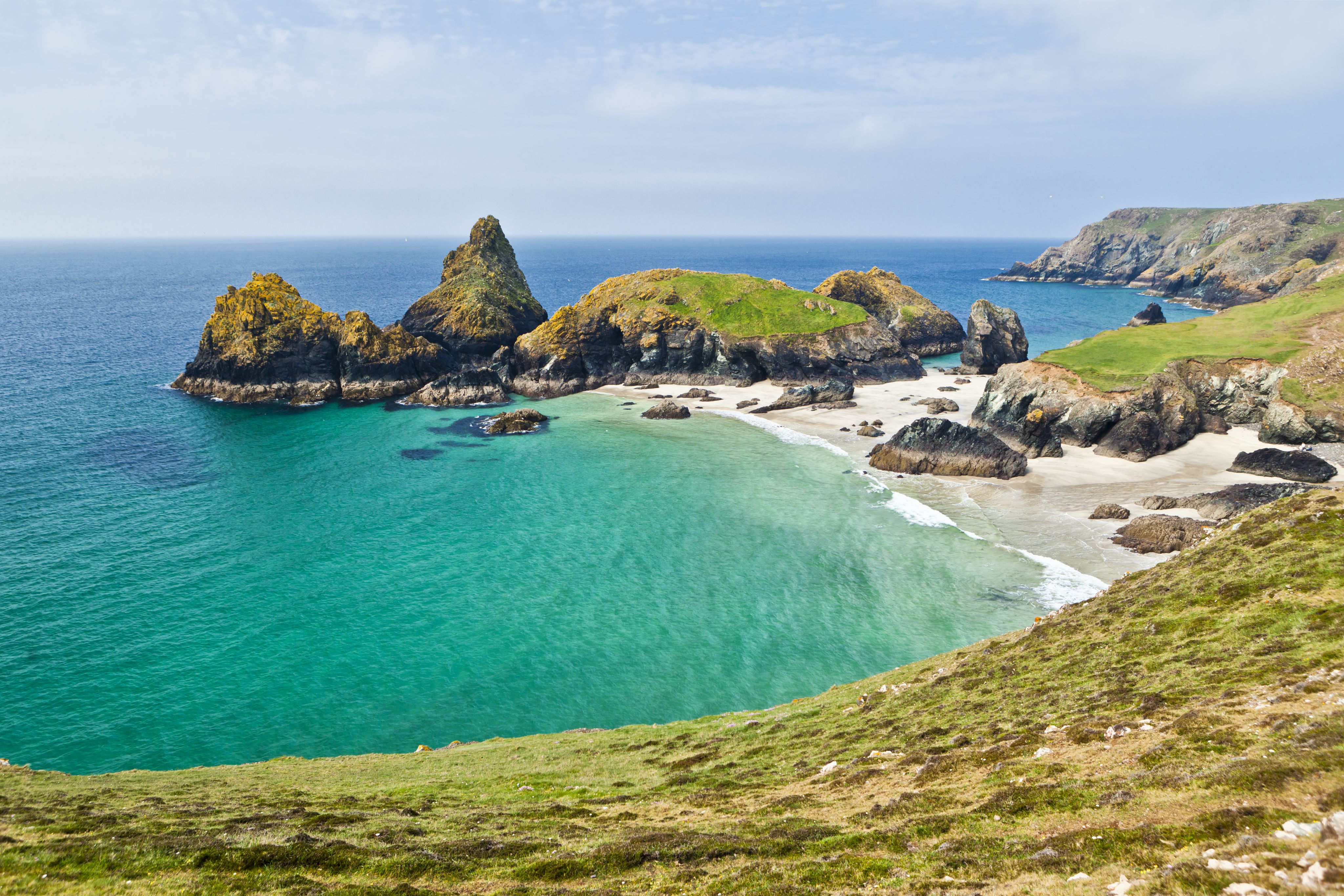 Kynance Cove beach, Lizard peninsula, South West Cornwall