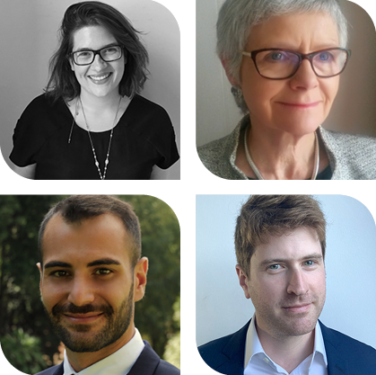 Jacqueline Broadhead, Sarah Spencer, Nicola Delvino and Denis Kierans