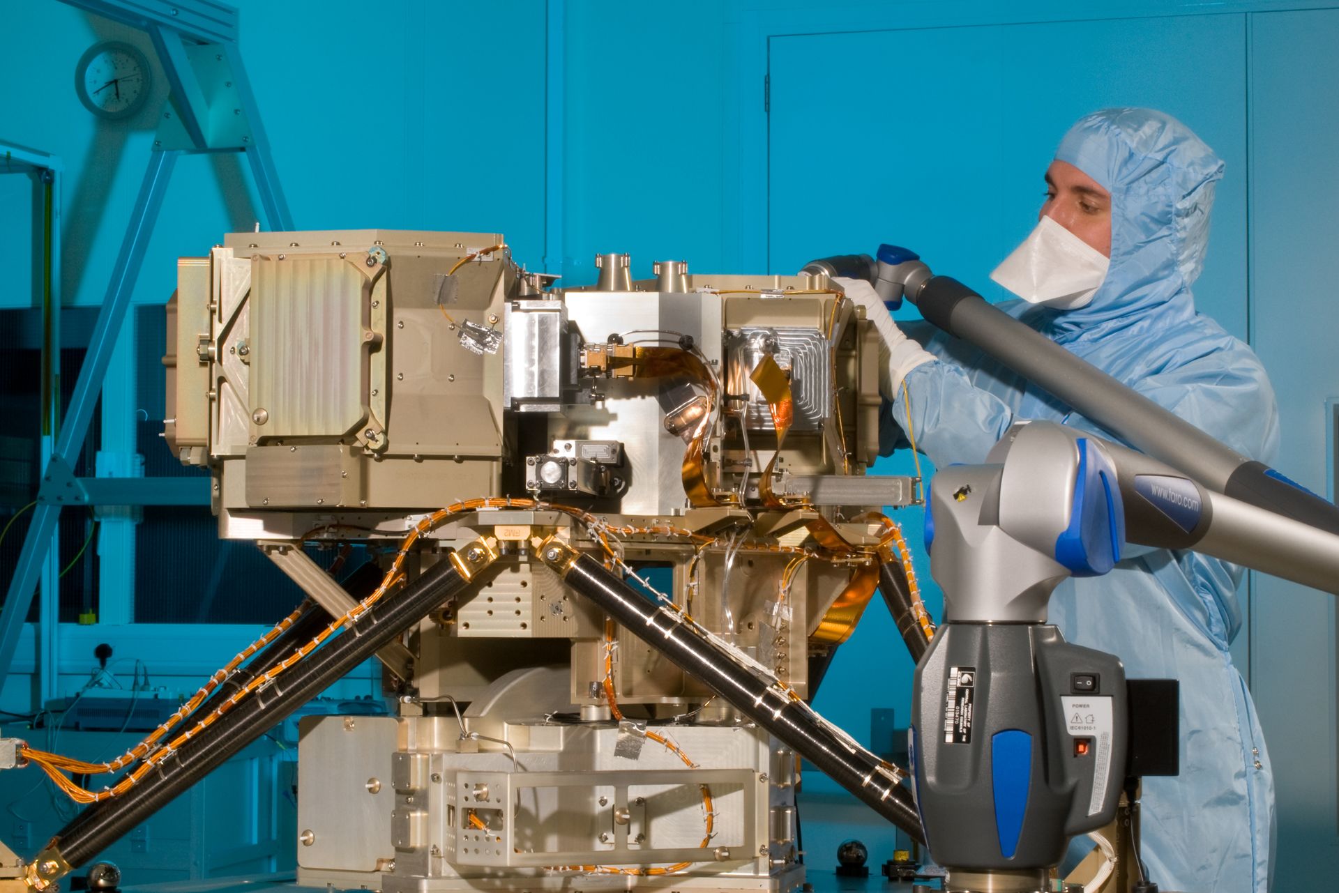 MIRI undergoing alignment testing at RAL Space in 2012