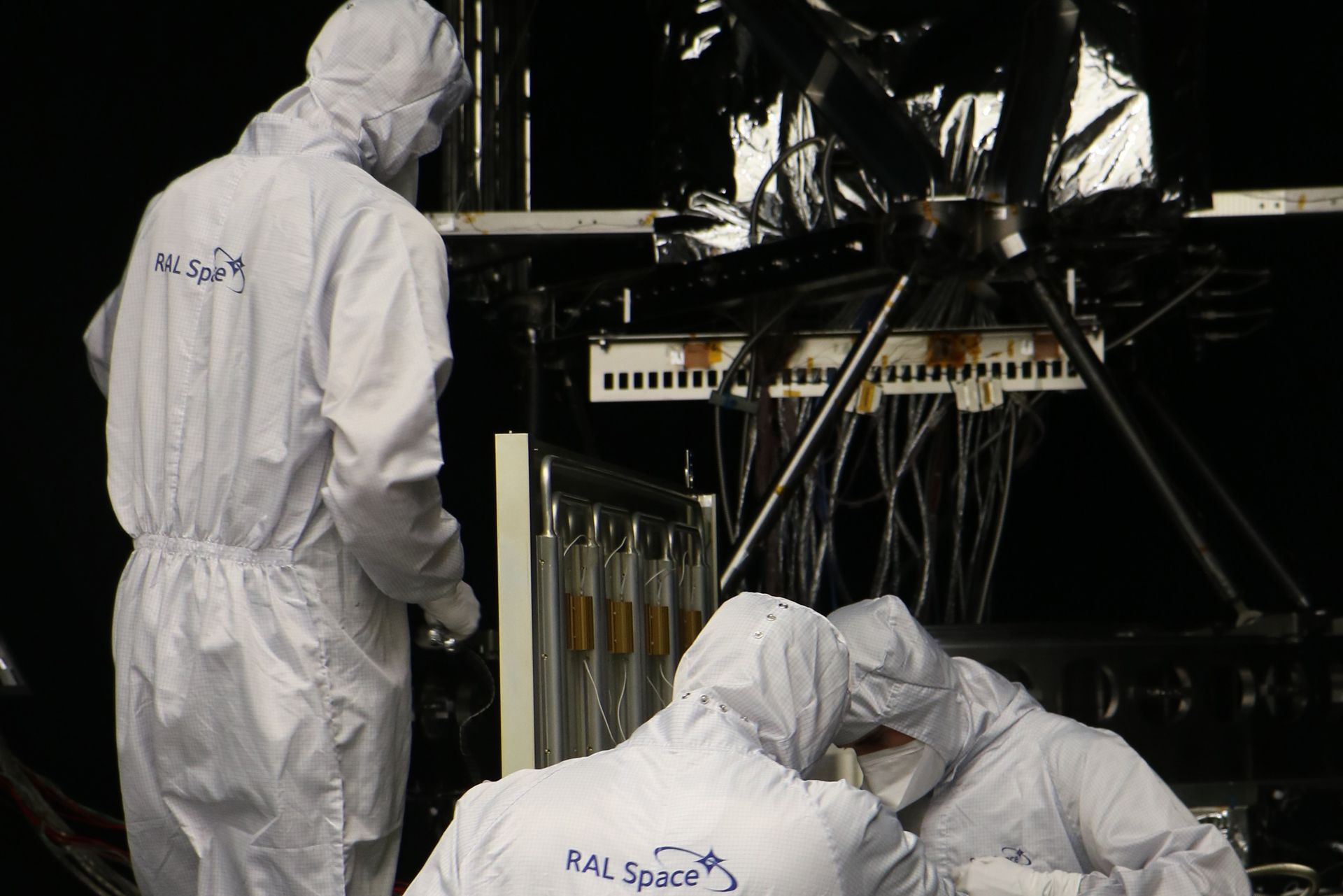 Sentinel-4 emerging from one of RAL Space's 5m space test chambers